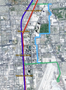 State line- Las Vegas High Speed Monorail